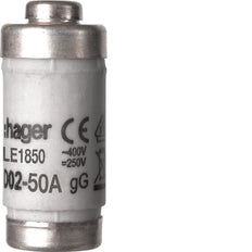 Hager D02 Fusible 50A 400V Avec Indicateur - LE1850 [10 Pièces]