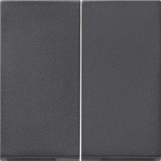 Gira Système 55 Double Interrupteur Capot Anthracite - 091528