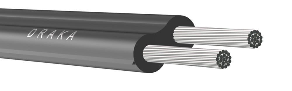 Câble Jumeau Résistant À La Chaleur Edrateen 2x0.75mm 110C - 108108 [100 Mètres]