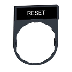 Plaque De Légende De Réinitialisation Harmony XB4 XB5 30x40mm - ZBY2322 [10 Pièces]