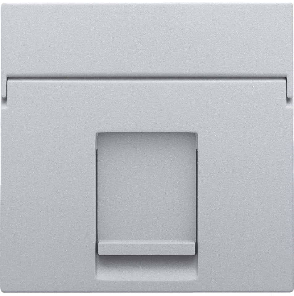 Niko Sterling Plaque Centrale RJ45 Avec Capot Anti-Poussières - 121-65100