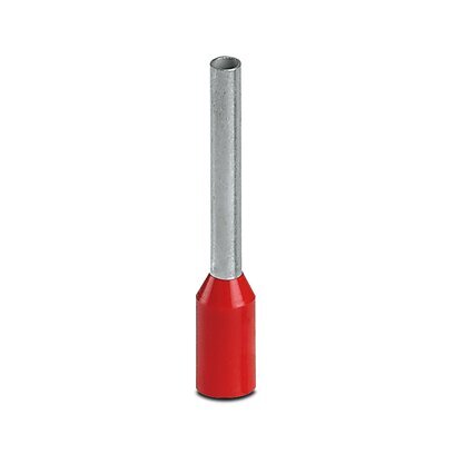 Phoenix Contact Ferrule Ai 1-12 Rouge 18mm - 3200674 [100 Pièces] [200 Pièces]