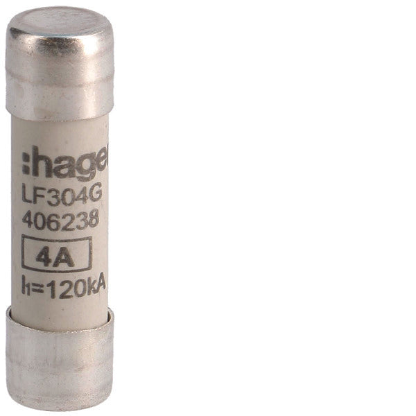 Fusible Cylindrique Industriel 4A 500V 10x38mm gG - LF304G [10 Pièces]