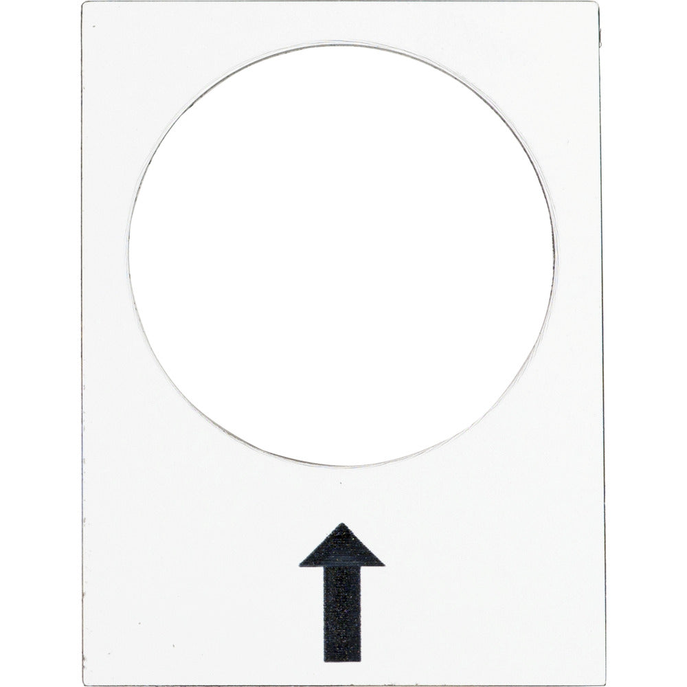 Harmony XB4 Flèche Droite Support D'étiquette 30x40mm Blanc - ZB2BY4907 [5 Pièces]