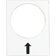 Harmony XB4 Flèche Droite Support D'étiquette 30x40mm Blanc - ZB2BY4907 [5 Pièces]
