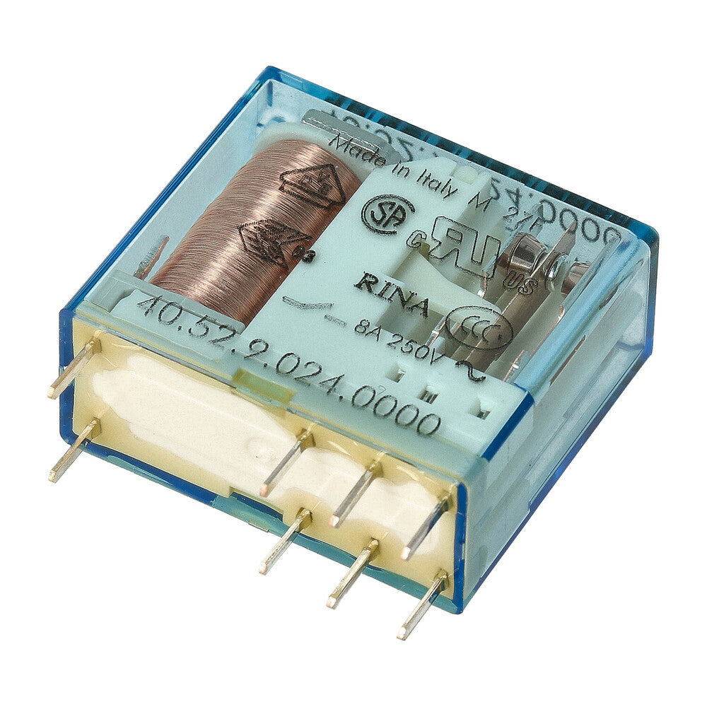 Finder 40.52 Relais PCB 2CO 8A 24VDC - 40.52.9.024.0000