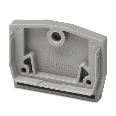 Phoenix Contact D-MZB 1.5 Bloc De Jonction Capot Final Gris - 3024177 [50 Pièces]