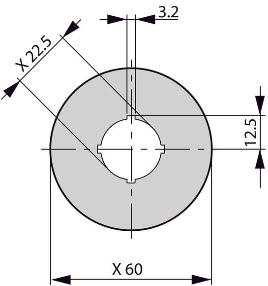 Étiquette D'Arrêt D'Urgence Eaton M22 60mm Multilingue - 121372