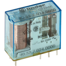 Finder 40.52 Relais PCB 24VDC 8A Dual CO AgNi - 40.52.7.024.0000