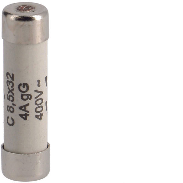 Fusible Cylindrique Hager 4A 8.5x32mm Type C 400V - L8532C04 [10 Pièces]