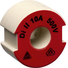 Hager E27 DII Fusible En Céramique Push-In Vis 10A 500V - LE27P10 [10 Pièces]