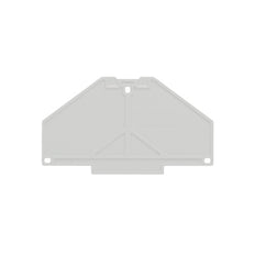 Terminal Block End Plate 70mm x 3mm Grey - 1211450000 [10 Pieces]