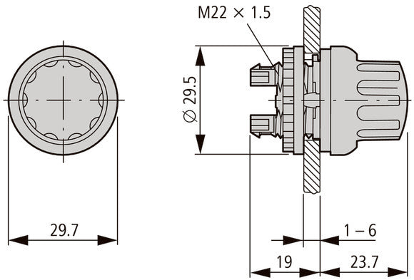 Rmq-Titan Interrupteur Sélecteur À 3 Positions Avec Tête Rotative - 226838