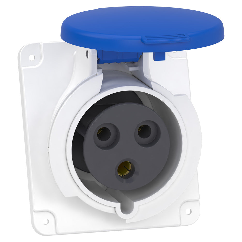 Schneider PratiKa 32A IP44 Prise De Panneau Anglée - PKF32F423