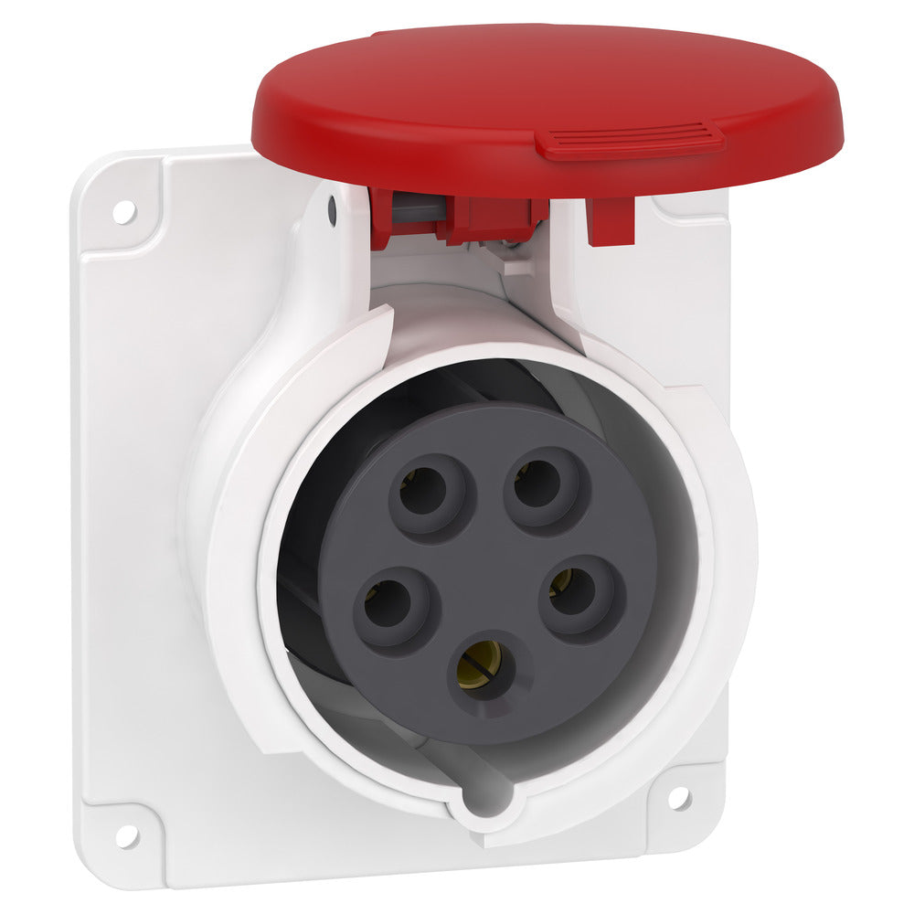 Schneider PratiKa Prise De Panneau Industrielle 16A 400V IP44 - PKF16G435