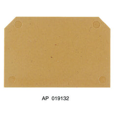 Plaque De Fin Du Bloc De Jonction Weidmuller 54x3mm - 0191320000 [5 Pièces]