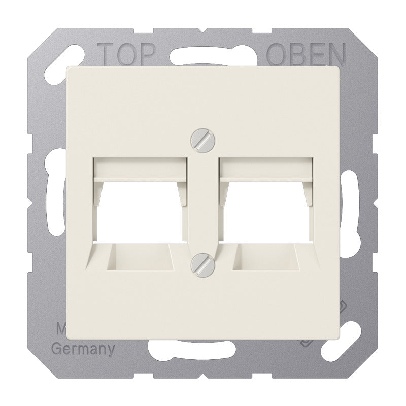 Jung AS500 Dual ITT Capot Blanc - A569-2NITT
