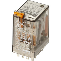 Finder 4CO Mini Relais Industriel 7A 230V AC Avec Test LED - 55.34.8.230.0050