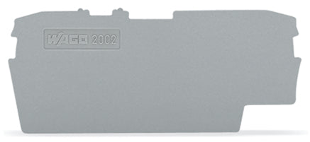 Wago 2002-1691 Fin Et Plaque Intermédiaire Grise - 2002-1691 [20 Pièces]