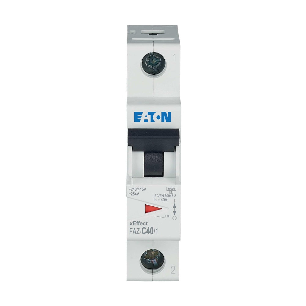 Eaton Faz 40A Disjoncteur Monopolaire C-Courbe 15kA - 278565