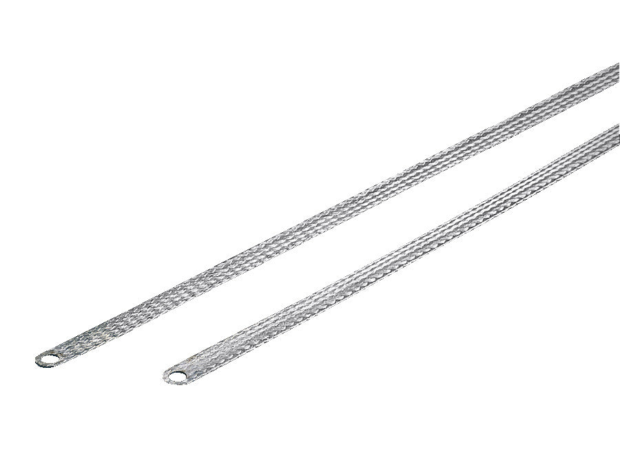 EMC Tresse De Mise À La Terre M8 25mm² 200mm Cuivre Étainé - 2412225 [10 Pièces]