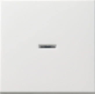 Gira Système 55 Interrupteur À Bascule D'Indication Blanc Pur Mat - 091427 [2 Pièces]