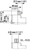 Bloc De Jonction D'Extension 3 Pôles 25mm² Pour PKZM0 - 262518
