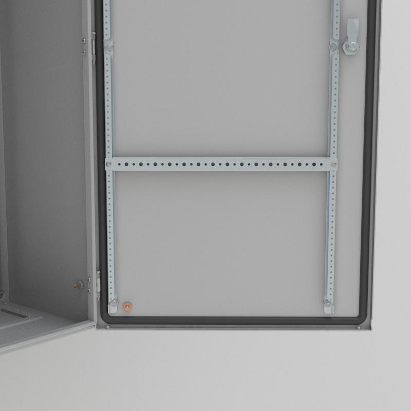 Nvent Hoffman Profil De Porte Horizontal 600mm Acier Set - DHP060 [5 Pièces]