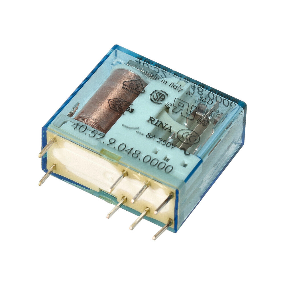 Finder 40.52 Relais PCB 48VDC 8A Dual CO AgNi - 40.52.9.048.0000