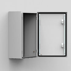 nVent Hoffman Profilé De Fixation De Porte 400mm Acier - MMDP040 [2 Pièces]