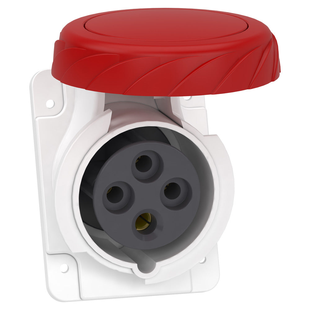 Schneider PratiKa Prise De Panneau Anglée 16A 3P+E IP67 - PKF16F734