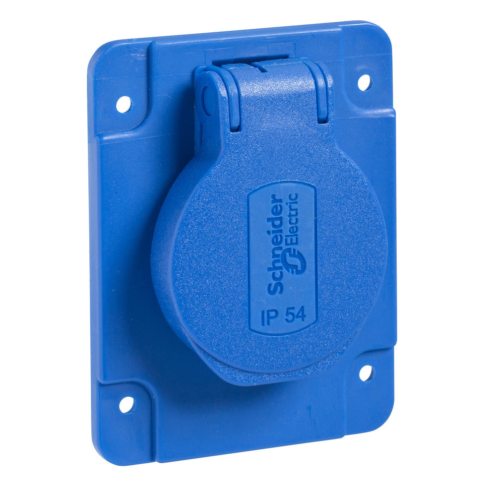 Prise Industrielle Schneider Electric IP54 16A 250V Bleue - PKS61B