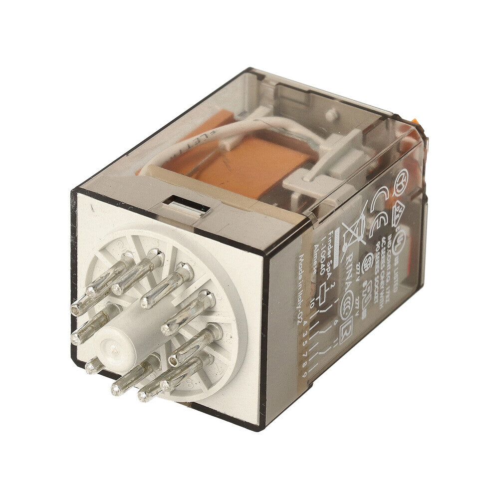 Relais Industriel Finder 3CO 10A 230VAC Avec LED - 60.13.8.230.0054