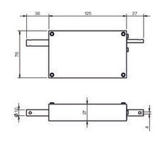 Eff Eff 3705Hz12 Relais Électrique De Porte 12 V CC - 10003663