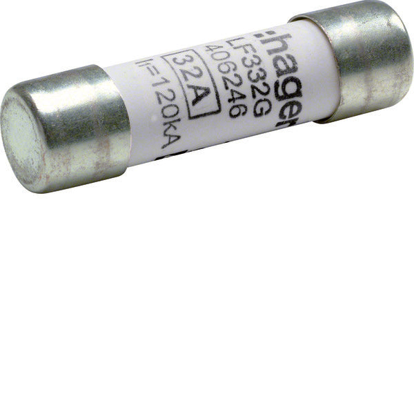 Fusible Cylindrique Industriel Hager 32A 400V 10x38mm - LF332G [10 Pièces]
