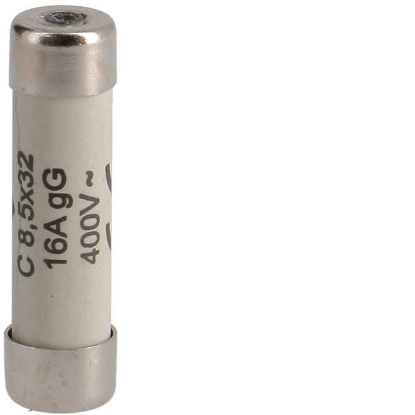 Fusible Cylindrique Hager 16A 400V AC 8.5x32mm - L8532C16 [10 Pièces]