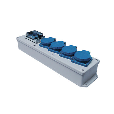 Hateha Boîte De Distribution Électrique Industrielle 4 Voies 16A 230V IP44 - 12.212.083