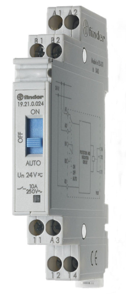 Module De Relais Indiquant Le Statut Auto Off On 24V 10A - 19.21.0.024.0000