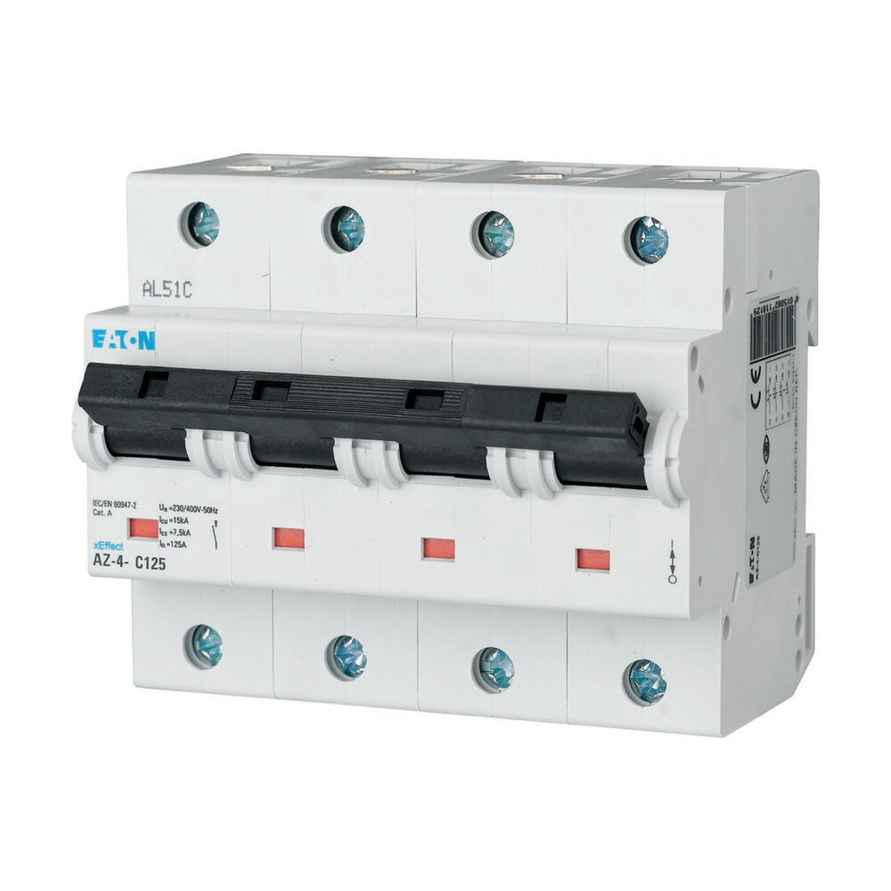 Eaton AZ-4-C80 Disjoncteur MCB 4 Pôles 80A - 211802