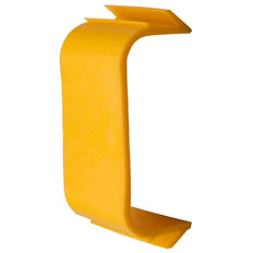 Support Clip En PVC Pour Conduit AC 125x75mm Jaune - 941175 [10 Pièces]