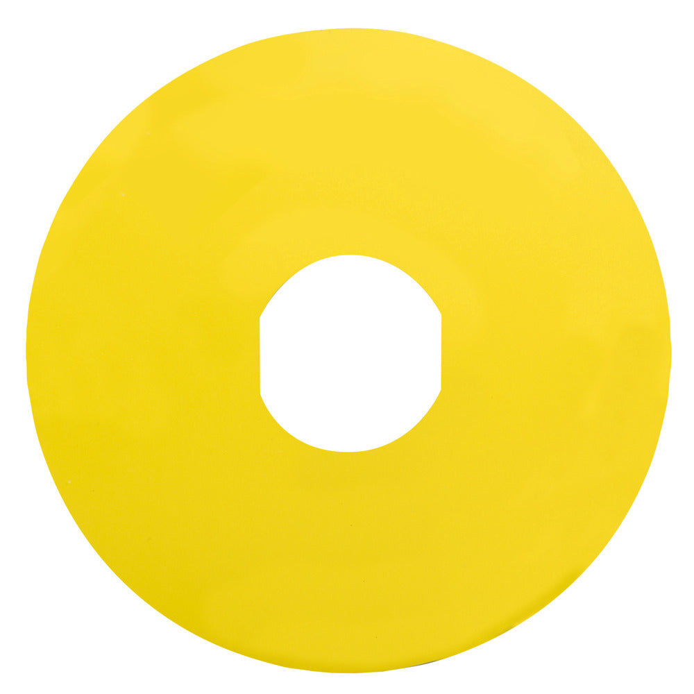 Étiquette D'Arrêt D'Urgence Schneider Electric 90mm Jaune - ZBY8101 [2 Pièces]