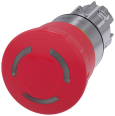 Bouton D'Arrêt D'Urgence Éclairé Siemens 40mm Métal - 3SU10511HB200AA0
