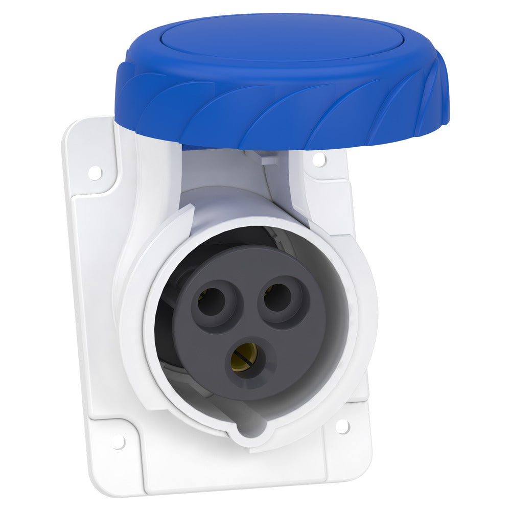 Schneider Electric PratiKa IP67 16A Prise De Panneau Angulaire - PKF16F723