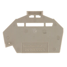 Plaque D'Extrémité Du Bloc De Jonction Weidmuller 46.7mm Beige Foncé - 1610840000 [10 Pièces]