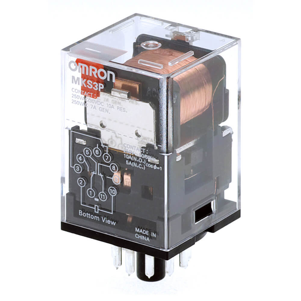 Relais À Enficher Omron MK-S 3PDT 230VAC 10A - MKSN8077H