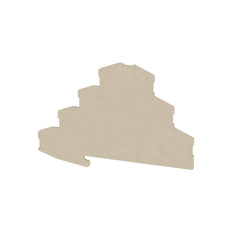 Plaque D'Extrémité Du Bloc De Bornes 101.1mm Capot Protecteur - 1768010000 [10 Pièces]
