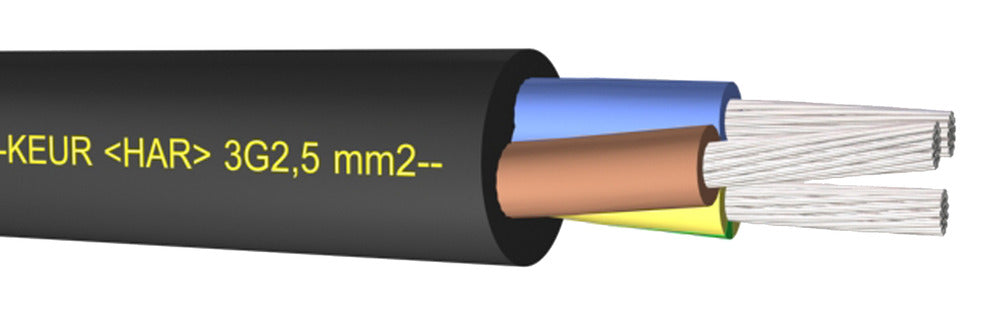 Draka Nwpk Aqua 3G2.5 Câble En Néoprène Sous-Marin - 120828 [10 Mètres]