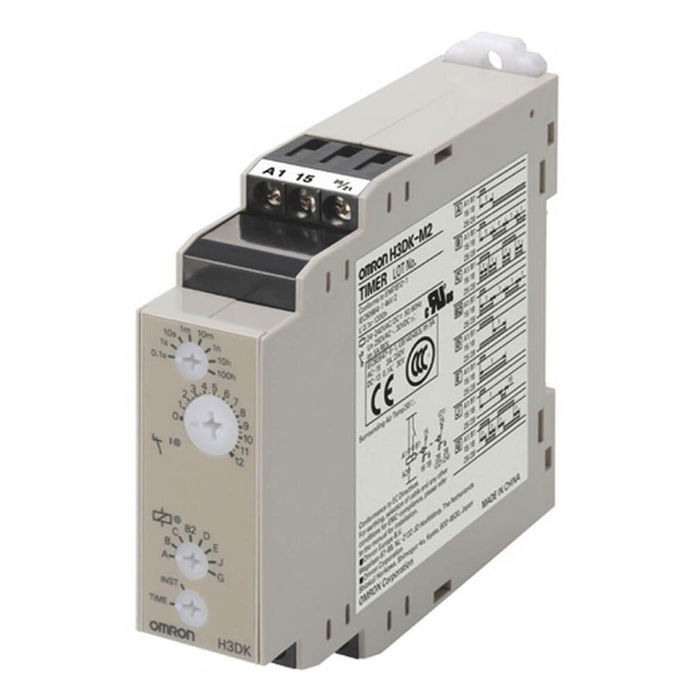 Omron H3DK-M2 Minuteur Multi-Mode 24-240V Montage Sur Rail DIN - H3DK6002F