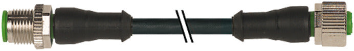 Câble De Capteur À Double Extrémité M12 5m PUR Noir - 7000-40041-6350500