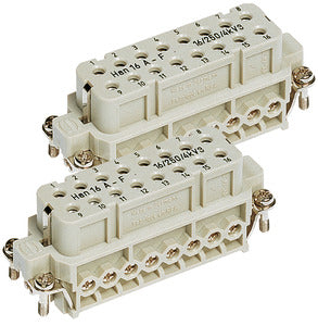 Connecteur Femelle Han A 16 Broches 32A À Vis - 09200162813